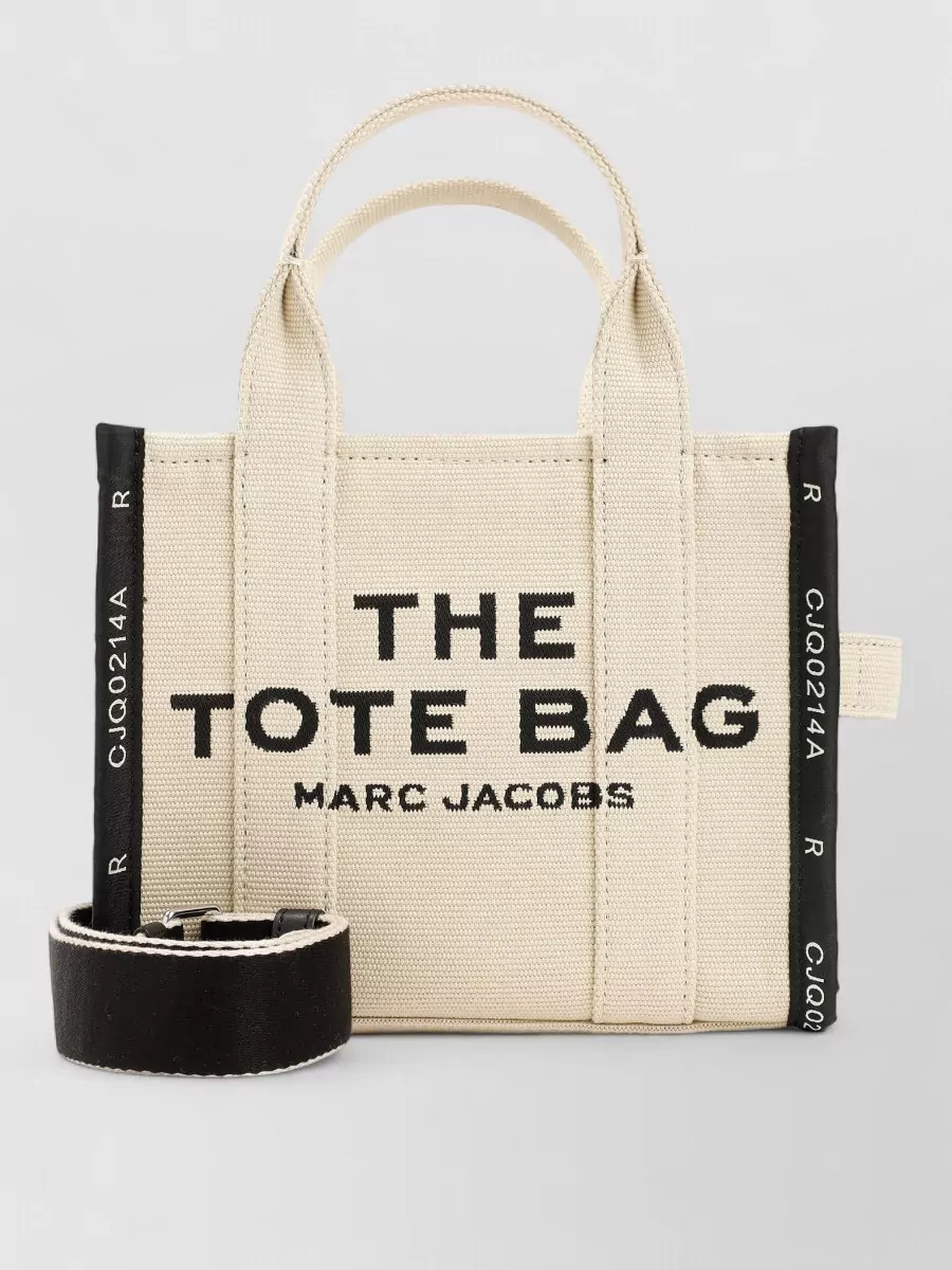Marc Jacobs Small Cotton Tote Bag Top Handle Strap