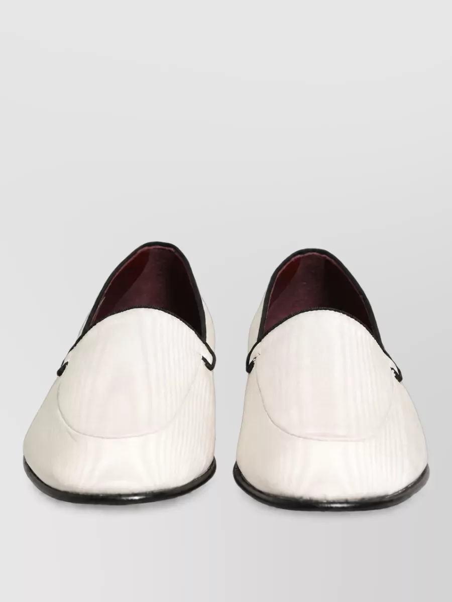 Dolce&Gabbana leather slip-on slippers