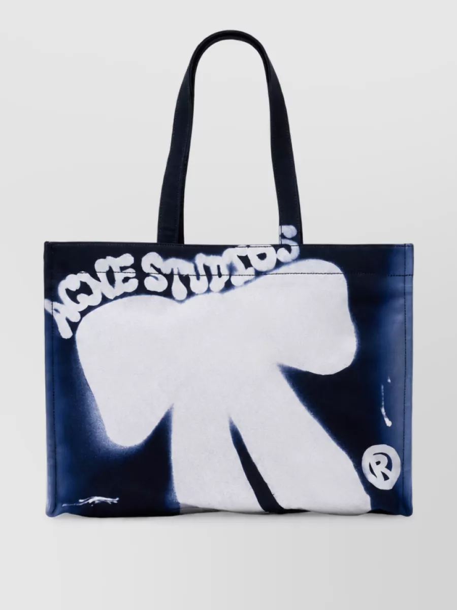 Acne Studios cotton shopper bag