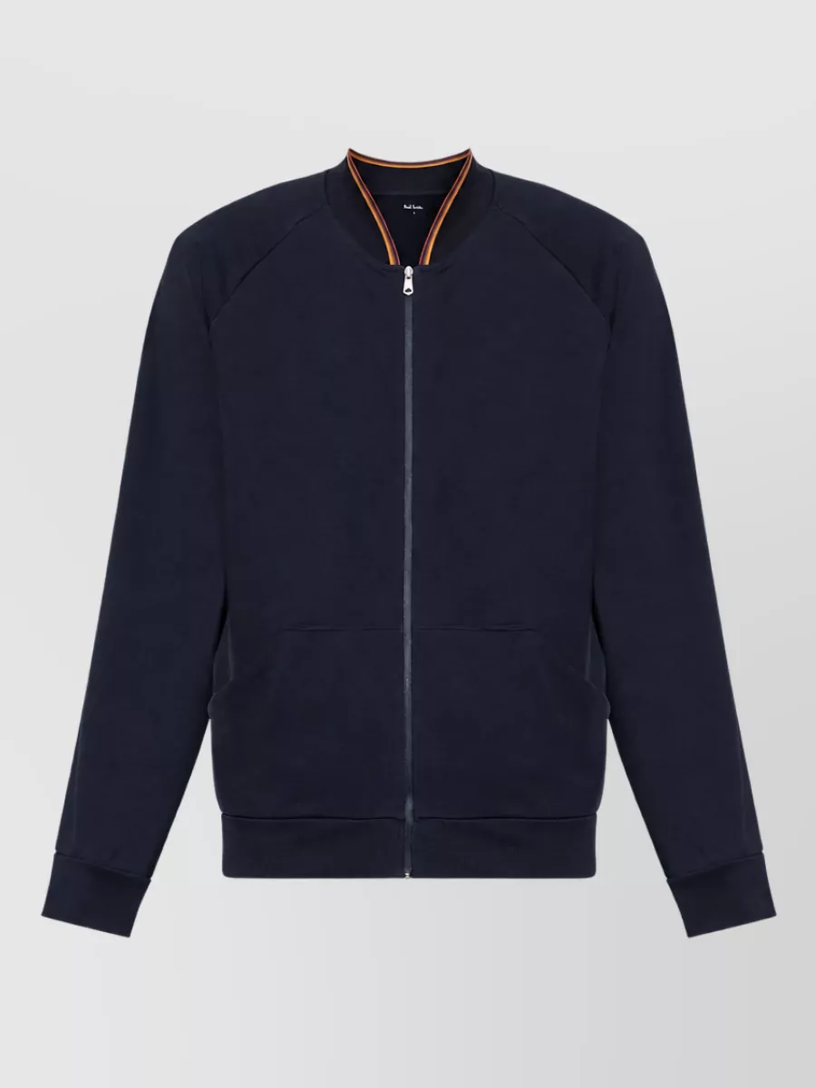 Paul Smith cotton zip-up sweatshirt