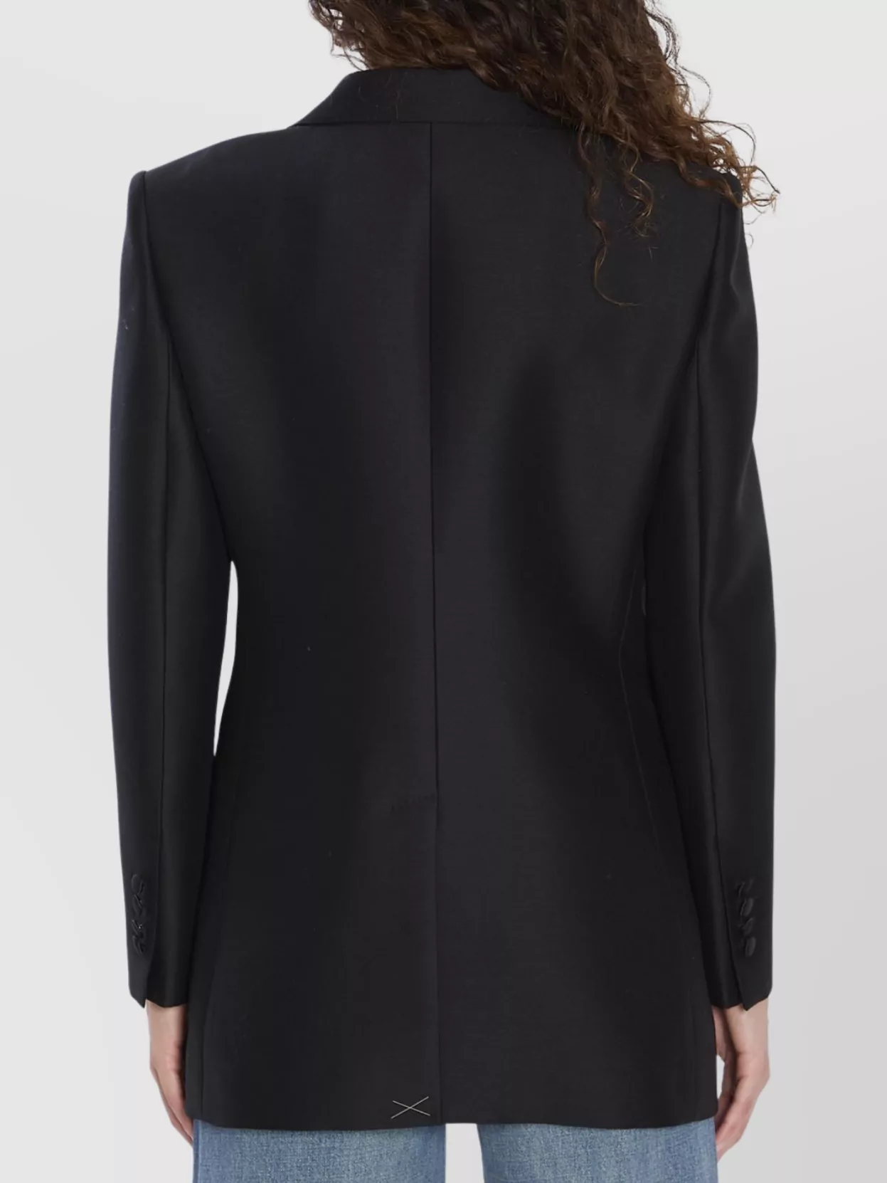 Dolce&Gabbana Faille Double-Breasted Jacket Peak Lapels