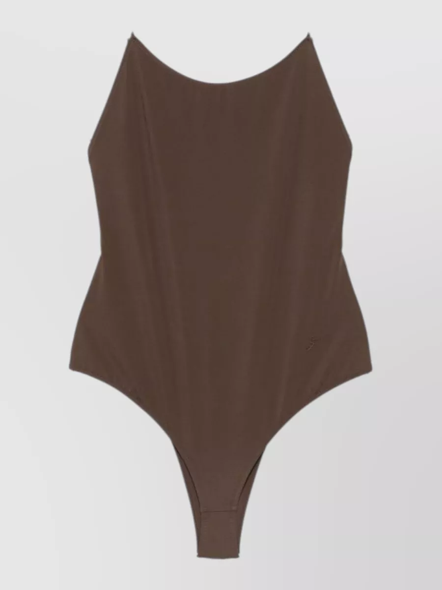 Jacquemus ruffled one-shoulder swimsuit