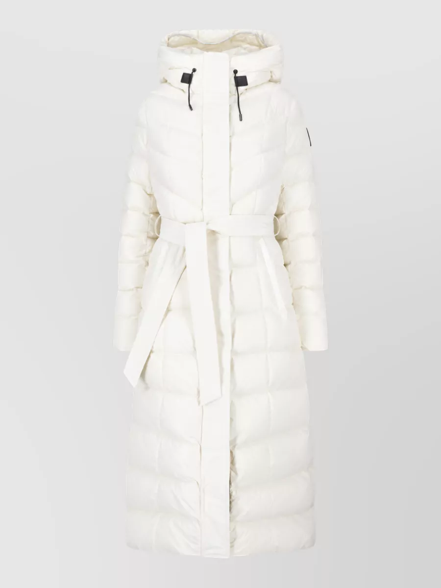 Mackage Nylon Parka Coat In White