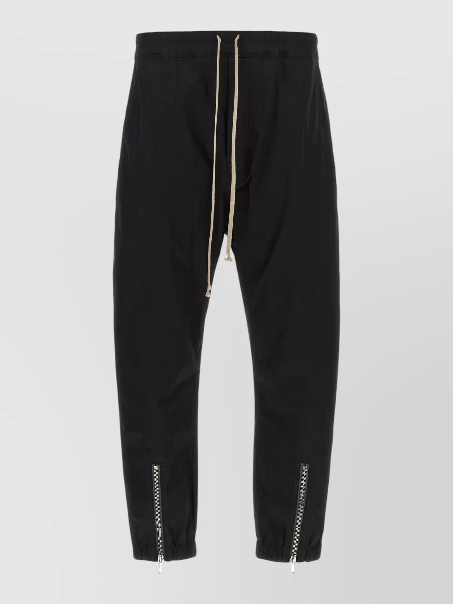 Rick Owens cotton tecuatl track track pants