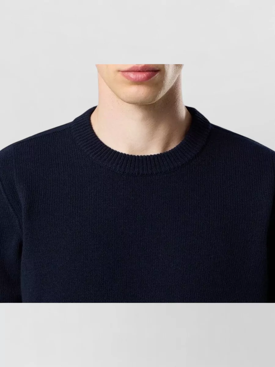 Stone Island Wool Regular-Fit Ribbed-Trim Crewneck Jumper