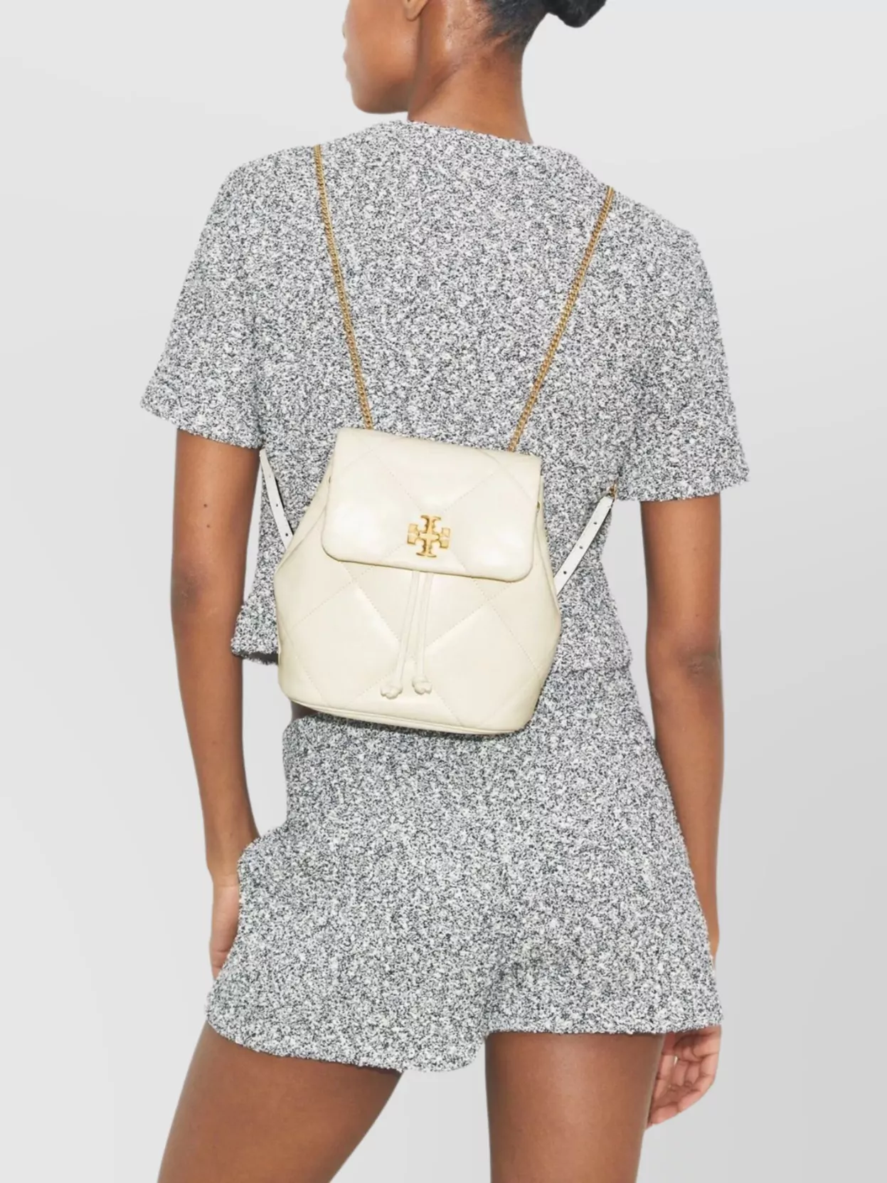Tory Burch Diamond Quilt Mini Backpack