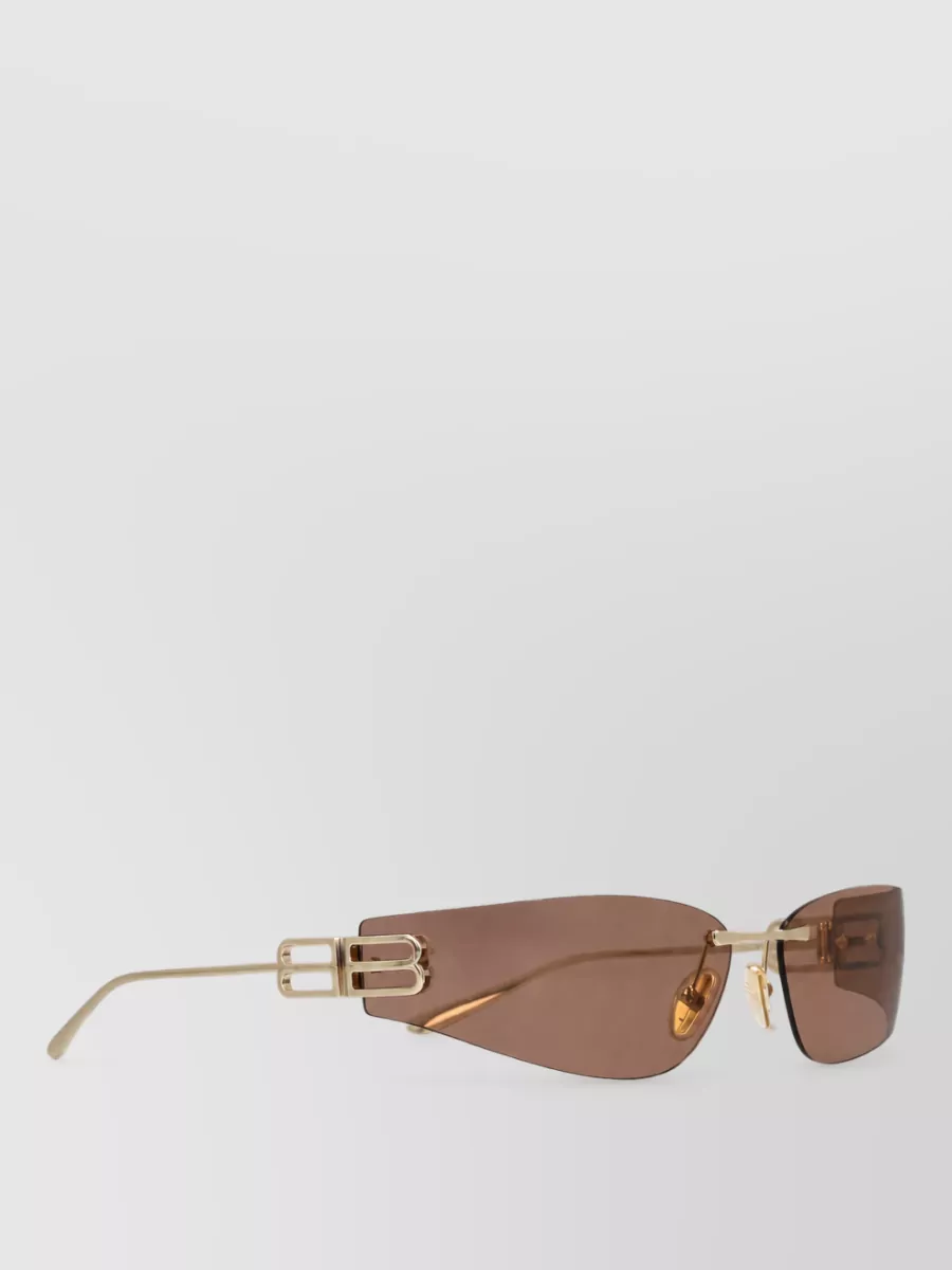Balenciaga Metal D-Frame Sunglasses