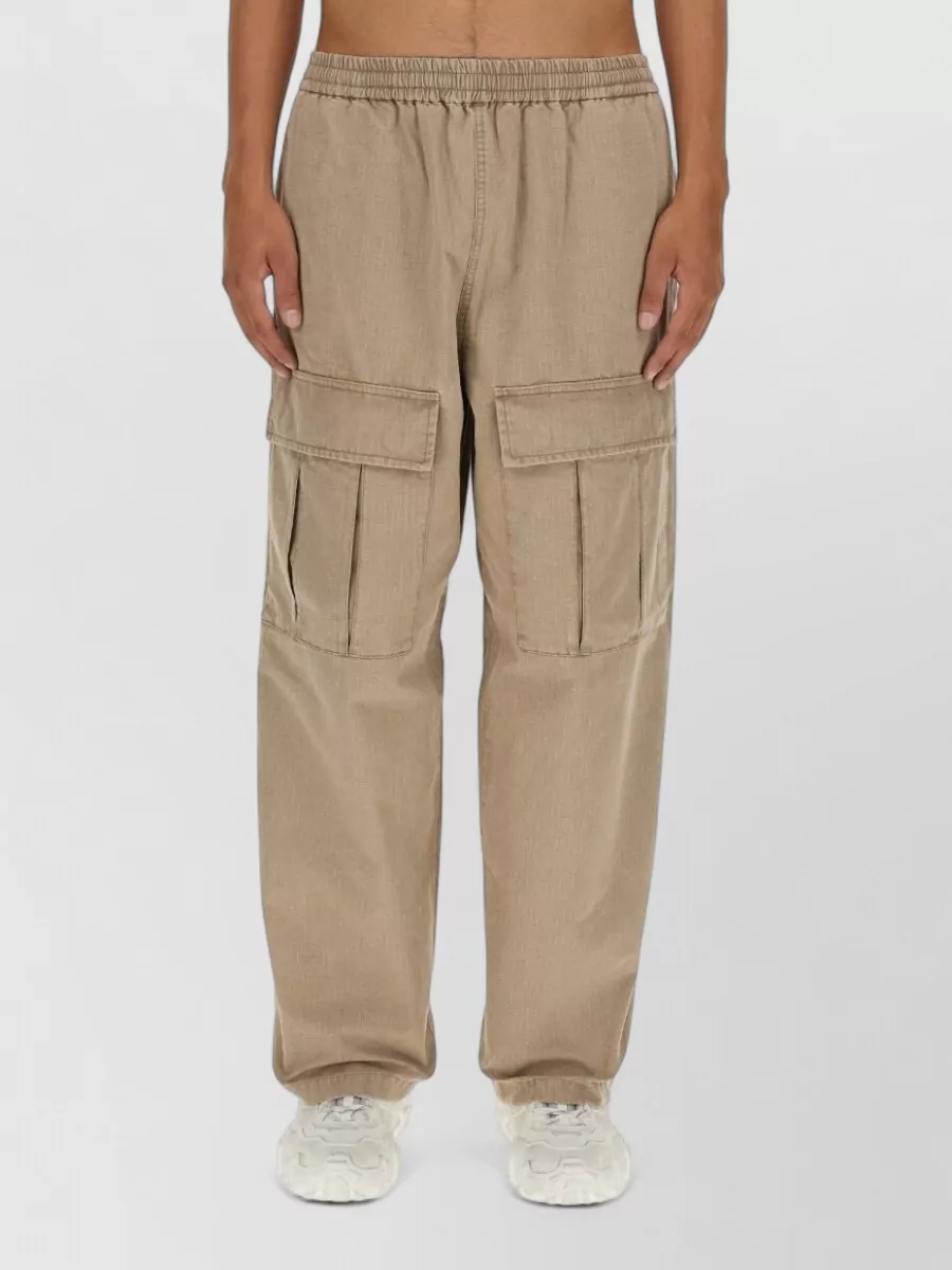 Acne Studios Cotton loose-fit trousers
