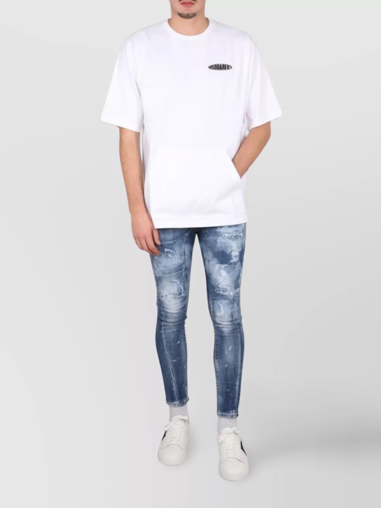 Dsquared2 Dsquared Men Surf Board Skater T-shirt