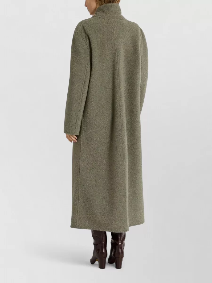 Alberta Ferretti Cashmere Wool Silk Long Coat