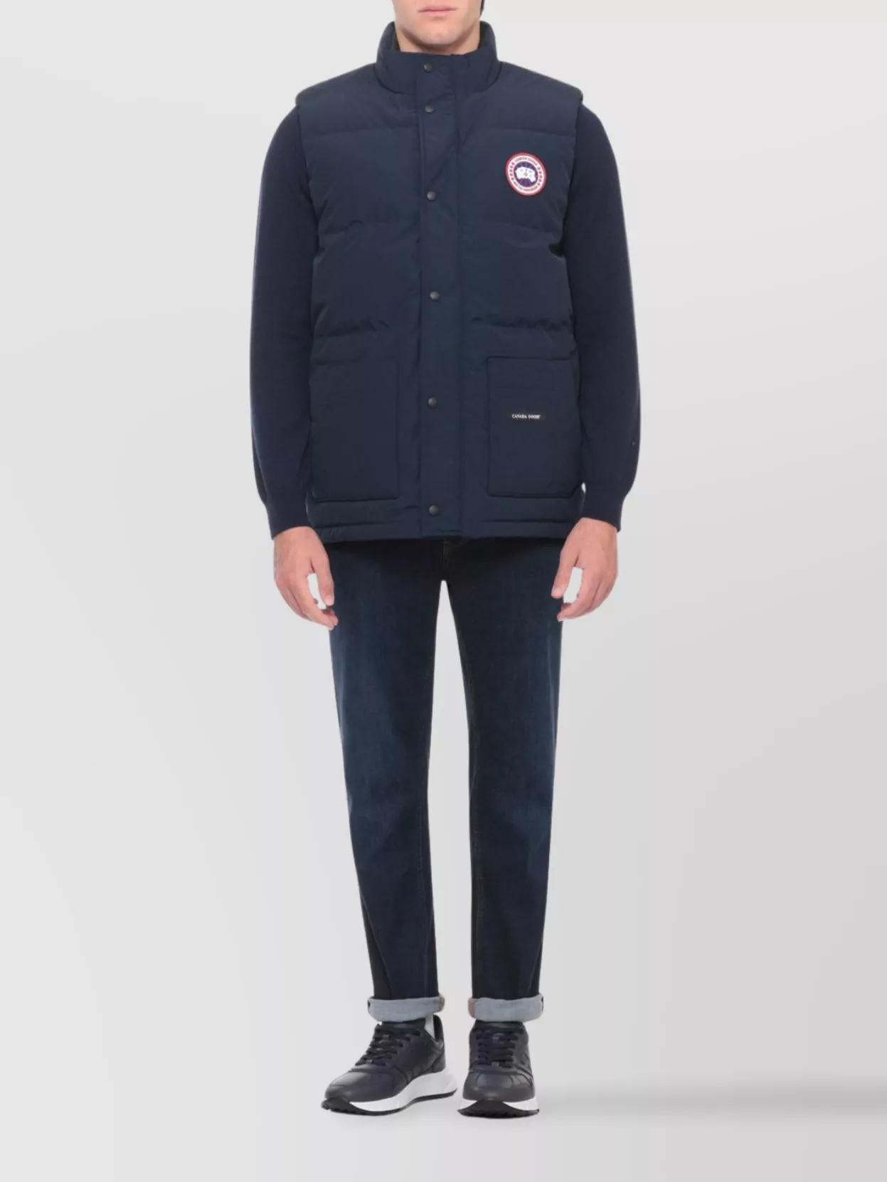 Canada Goose Padded Quilted Sleeveless Jacket Pockets