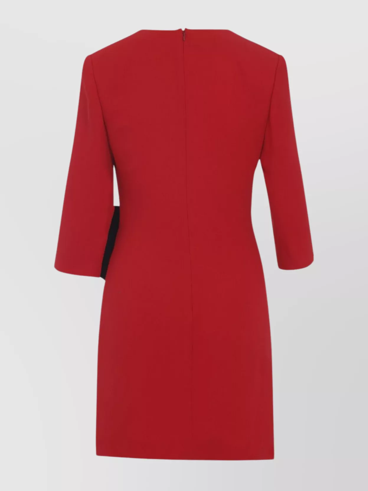 Valentino Mini Dress With Bow And V-neck In Red