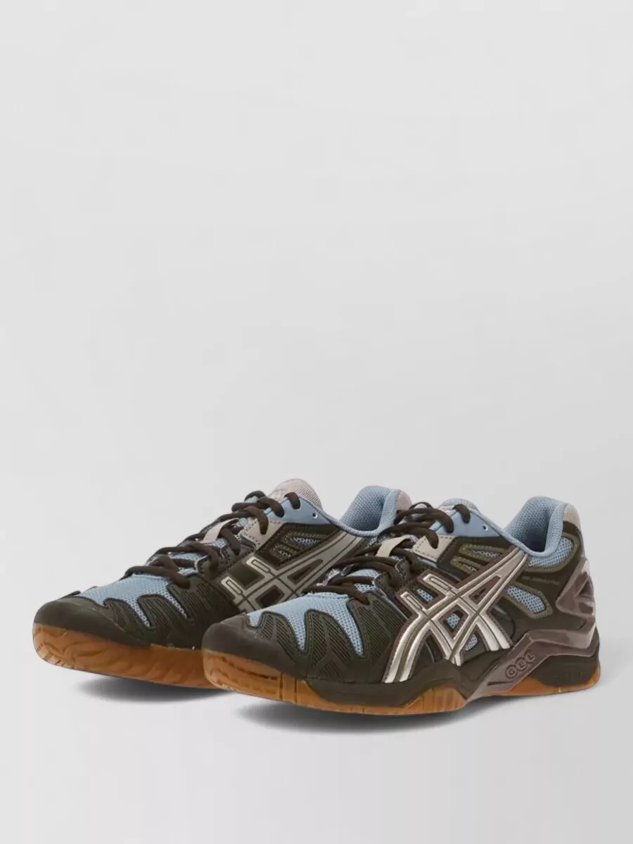 Asics cotton lace-up sneakers
