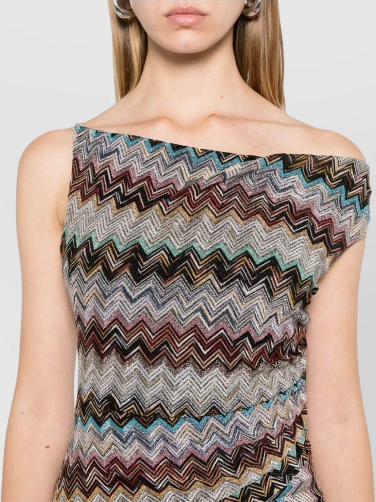 Missoni Long Dress With Zig Zag Motif