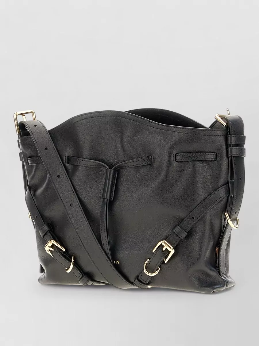 Givenchy Voyou Small Leather Bucket Bag