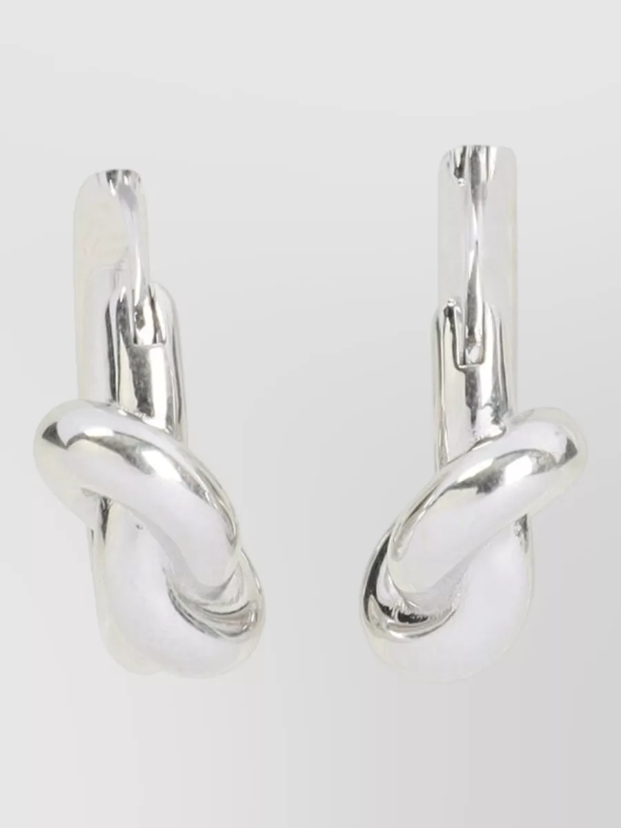 Celine Knot Hoop Earrings