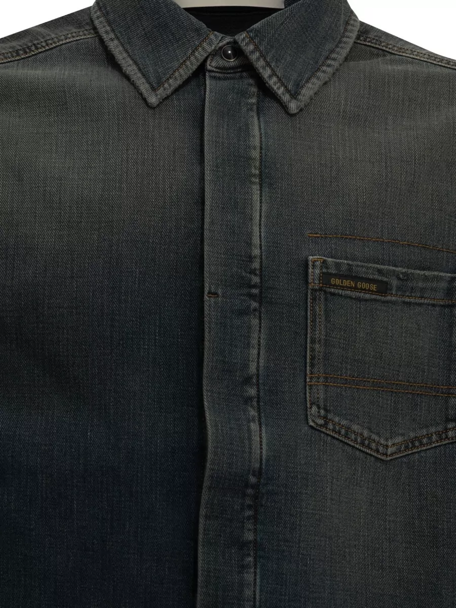 Golden Goose Denim Boxy Shirt