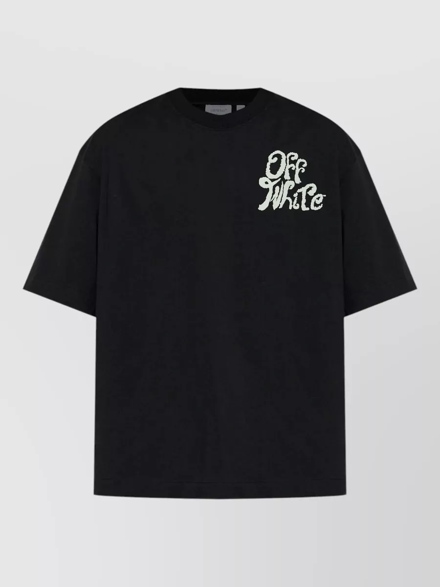 Off-White Logo Print Cotton T-Shirt