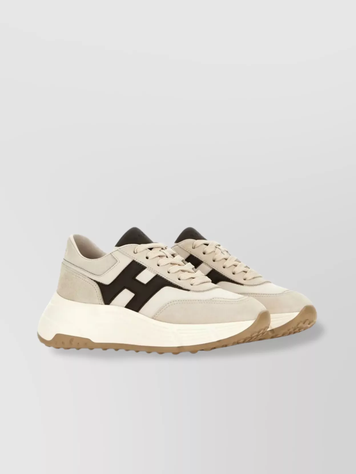 Hogan Suede And Nappa Leather Sneakers
