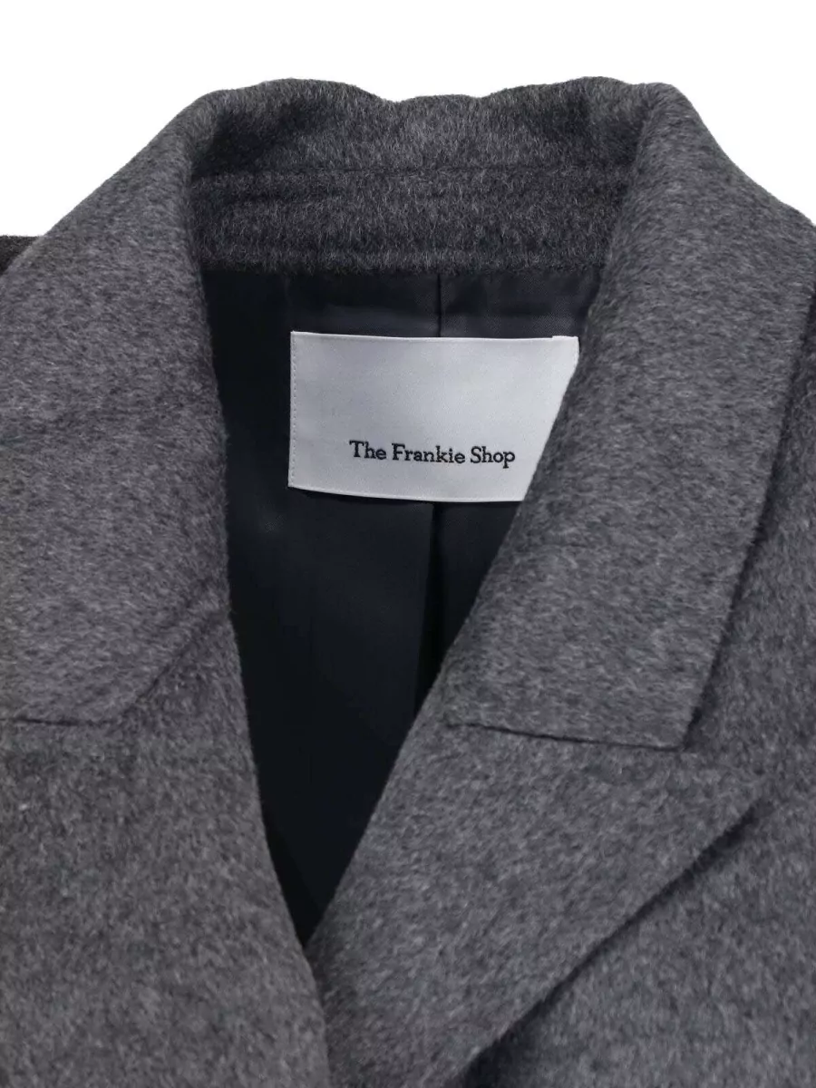 The Frankie Shop Wool Double-Breasted Coat