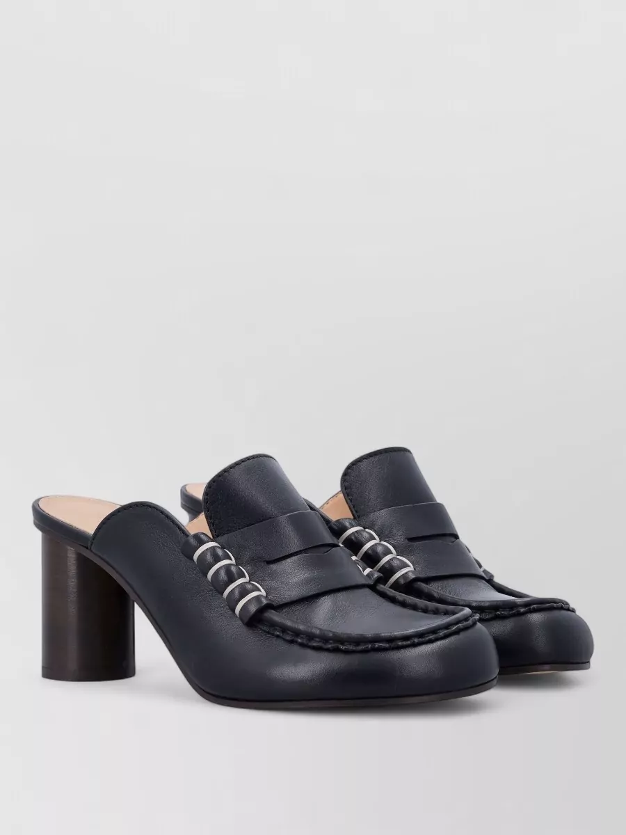 Jw Anderson Leather Loafer Mule Pumps