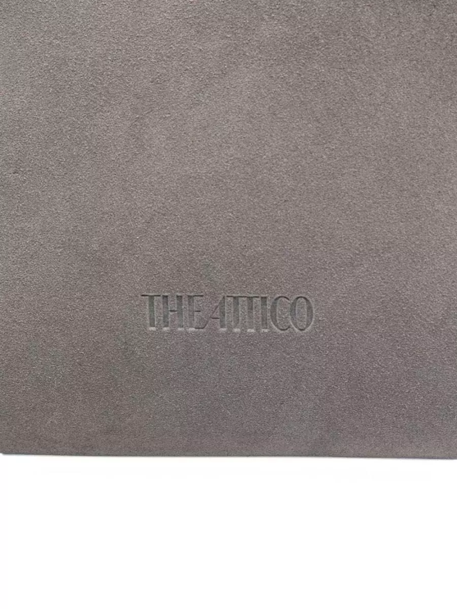 The Attico La Passeggiata Medium Suede Leather Tote Bag