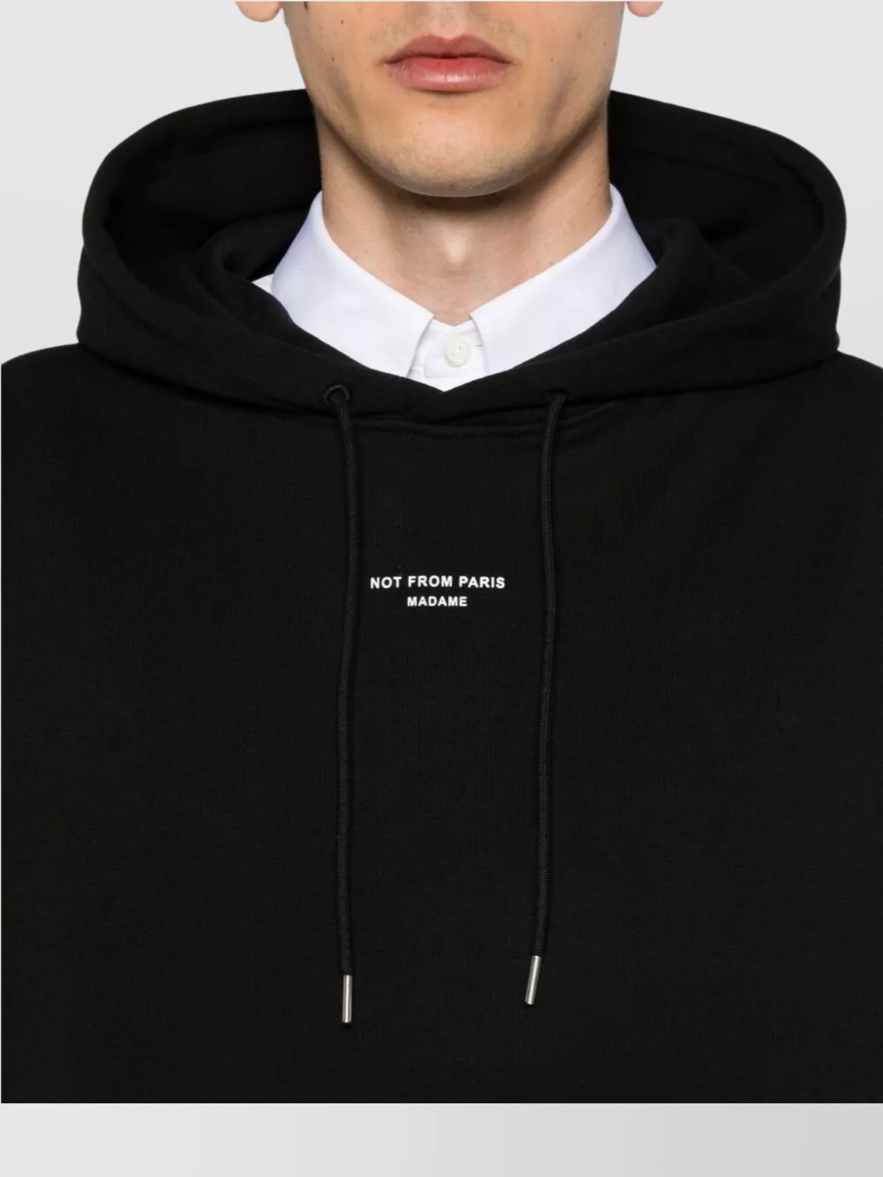 Drôle De Monsieur Hooded Sweatshirt With Drawstring And Kangaroo Pocket
