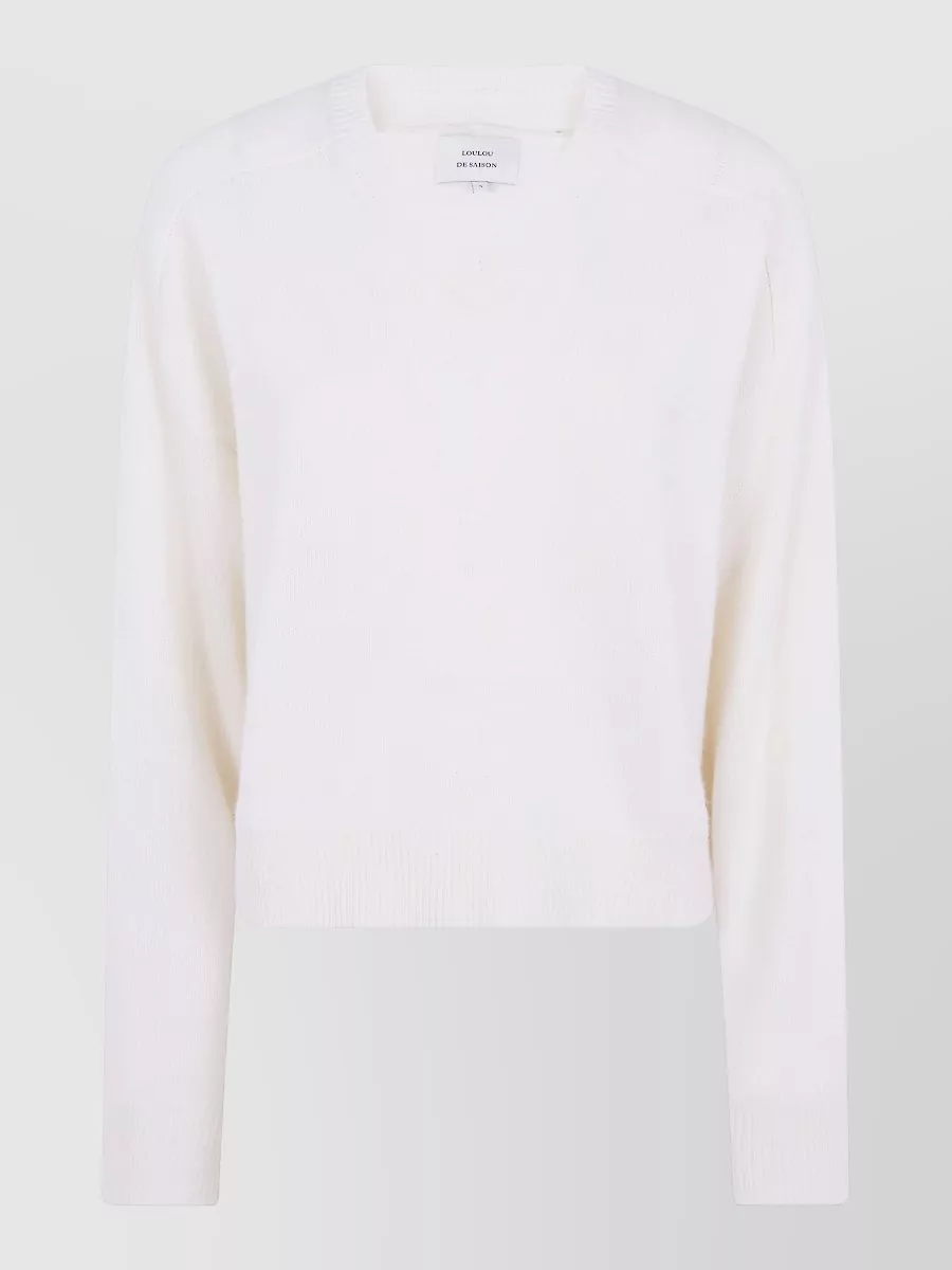 Loulou Studio cashmere v-neck sweater