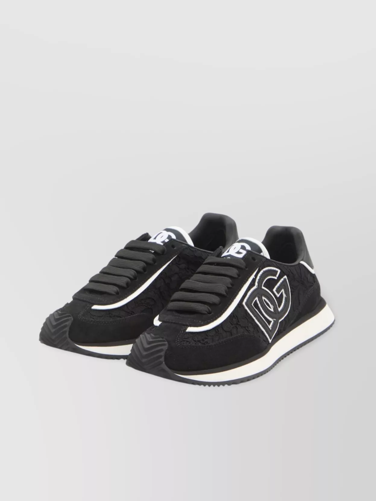 Dolce&Gabbana Dg Cushion Leather Sneakers Suede