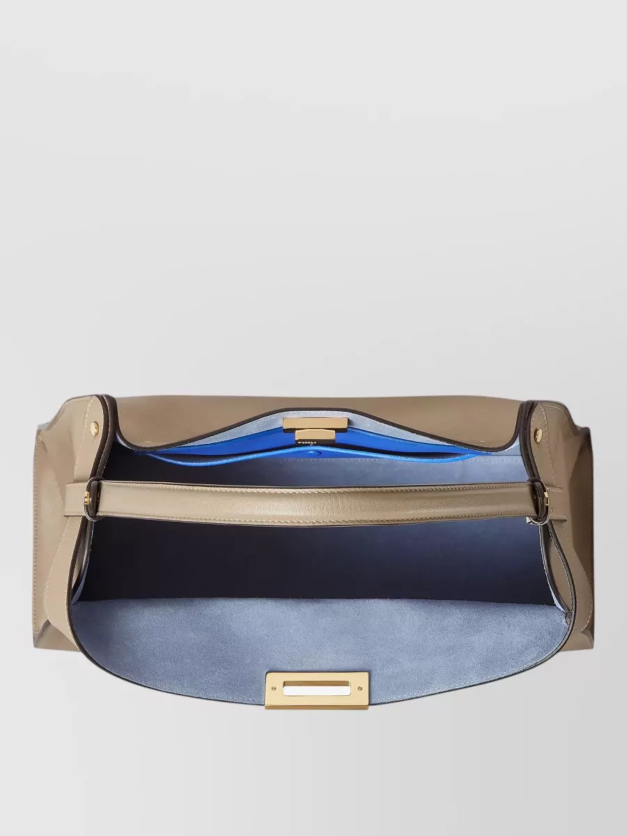 Fendi Large Leather Shoulder Bag