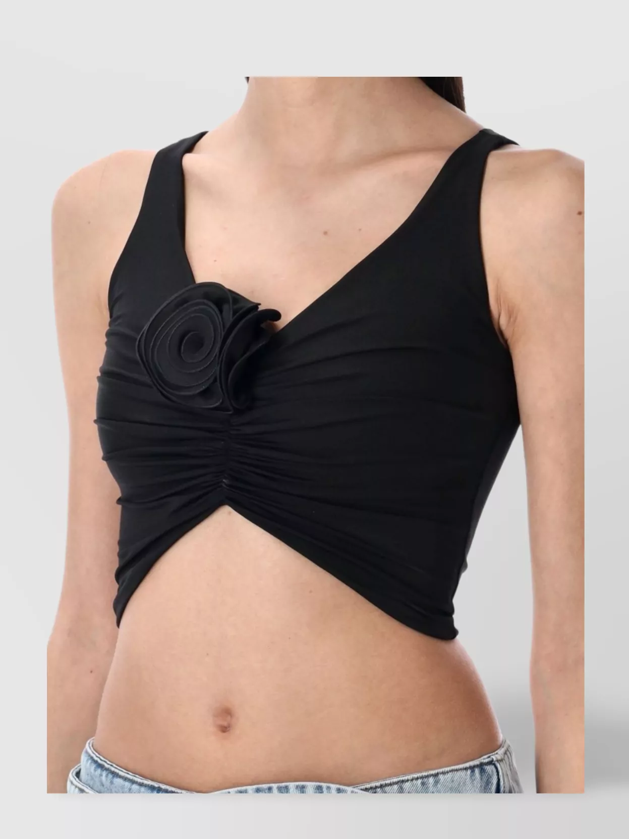 Magda Butrym Swim Bra Floral Embellishment