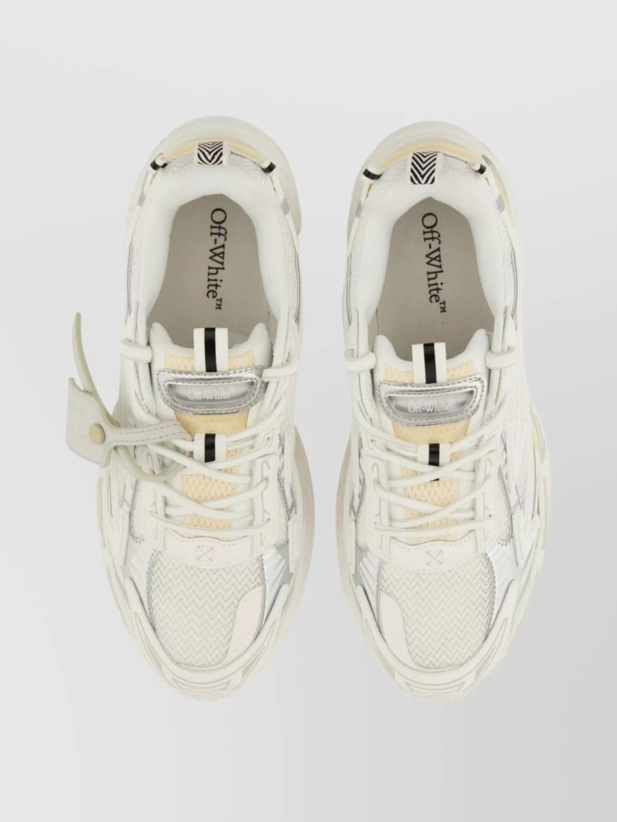 Off-White Breathable Sneakers Rubber Sole