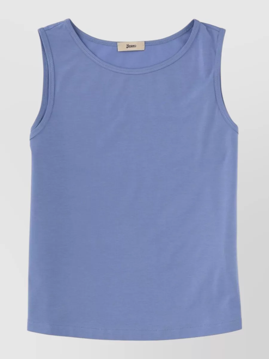 Herno sleeveless cotton tank top