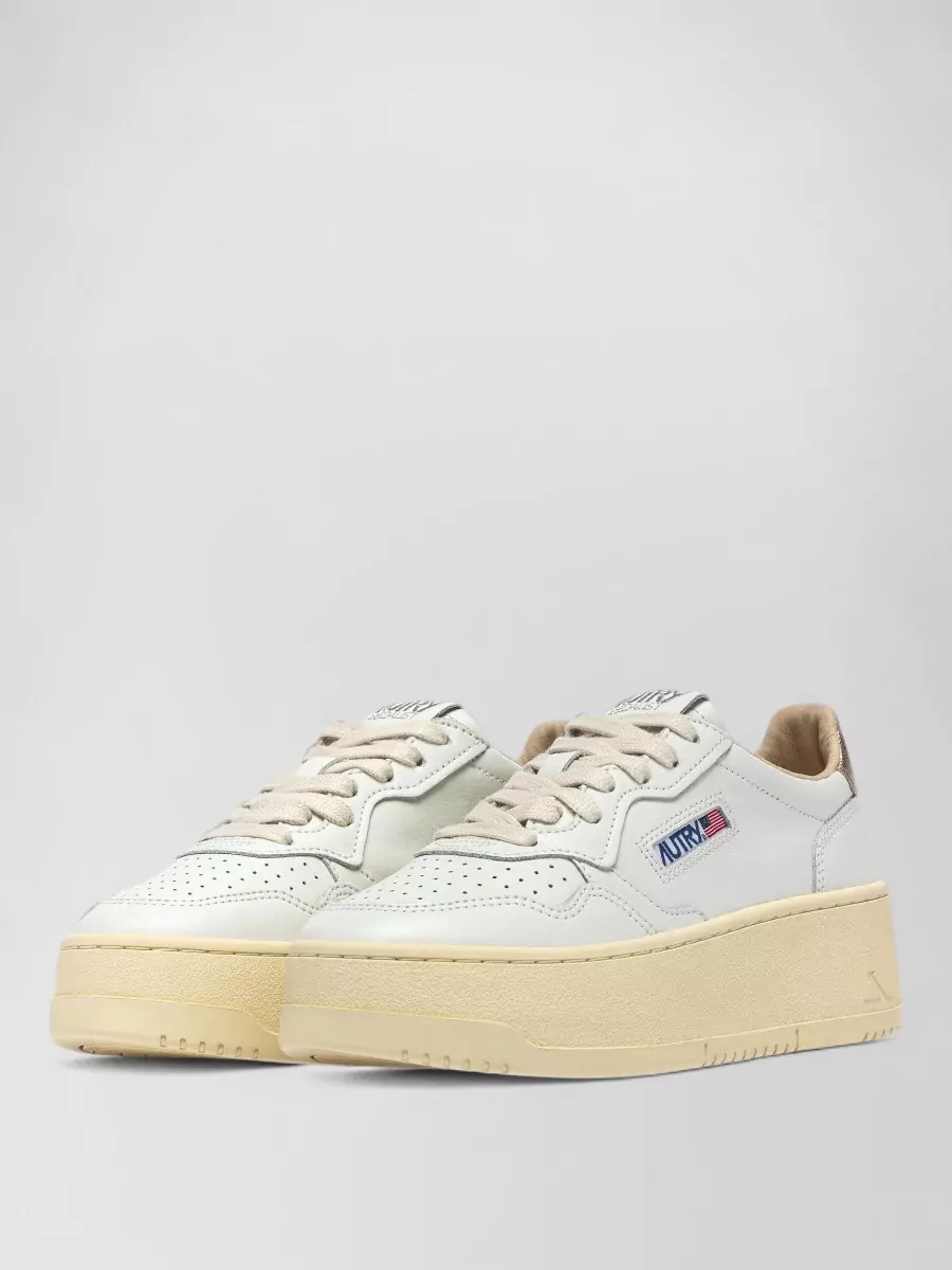 Autry leather platform sneakers