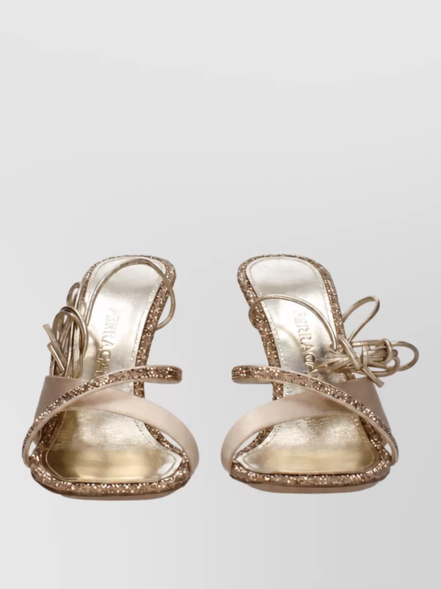 Ferragamo satin sandals