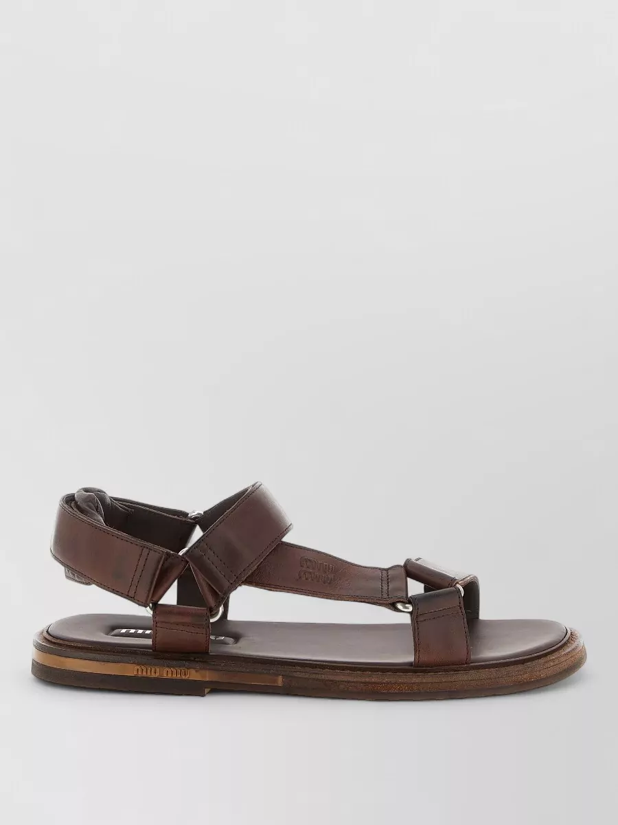 Miu Miu leather sandals