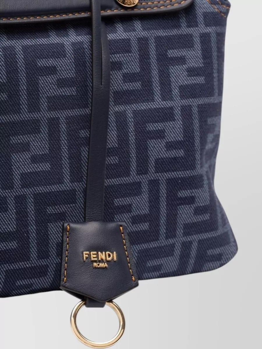 Fendi By The Way Medium Denim Cross-Body Bag