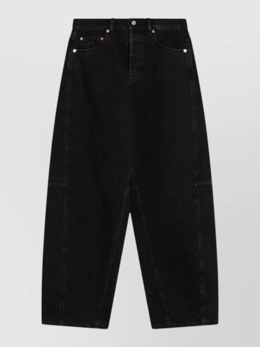 Gucci denim wide-leg trousers