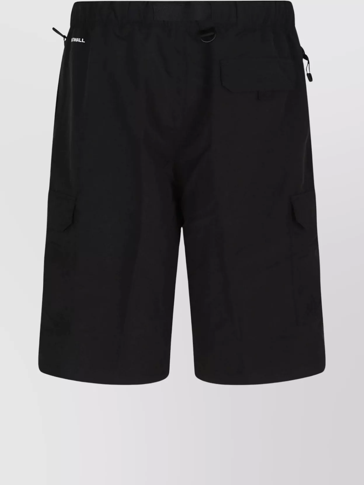The North Face Cargo Style Shorts Elastic Waistband In Black