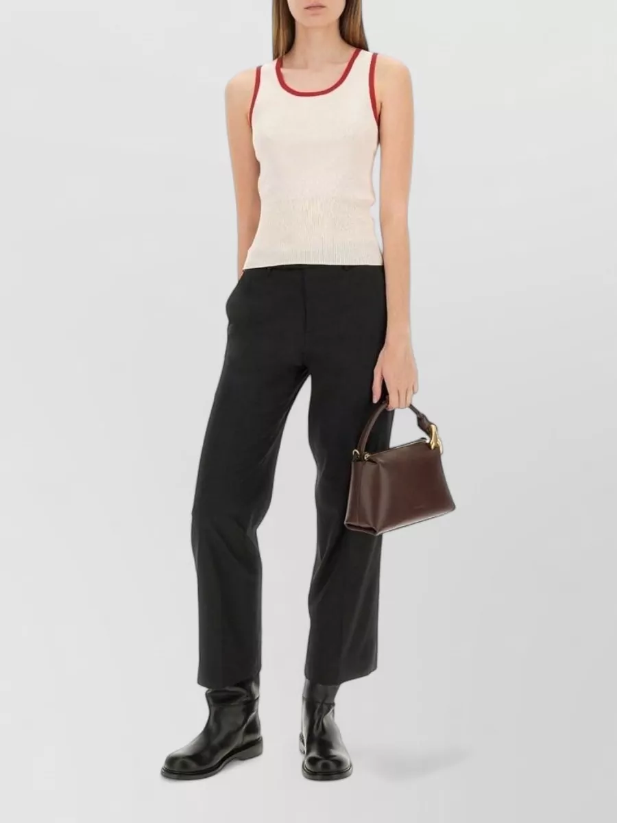Jw Anderson Slim-Fit Knitted Sleeveless Top