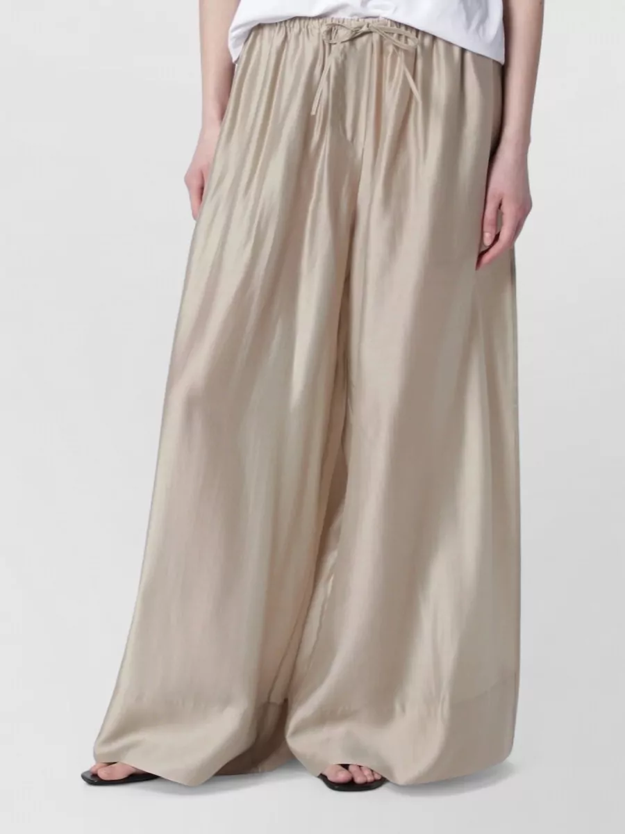 Entire Studios Wide Leg Trousers Lightweight Side And Back Pockets