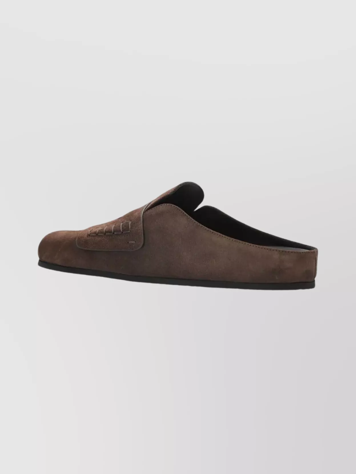 Jacquemus Suede Flat Sole Round Toe Slippers