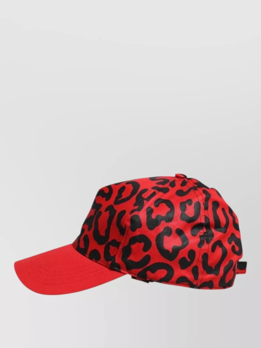 Dolce&Gabbana Cotton Leopard Print Baseball Cap