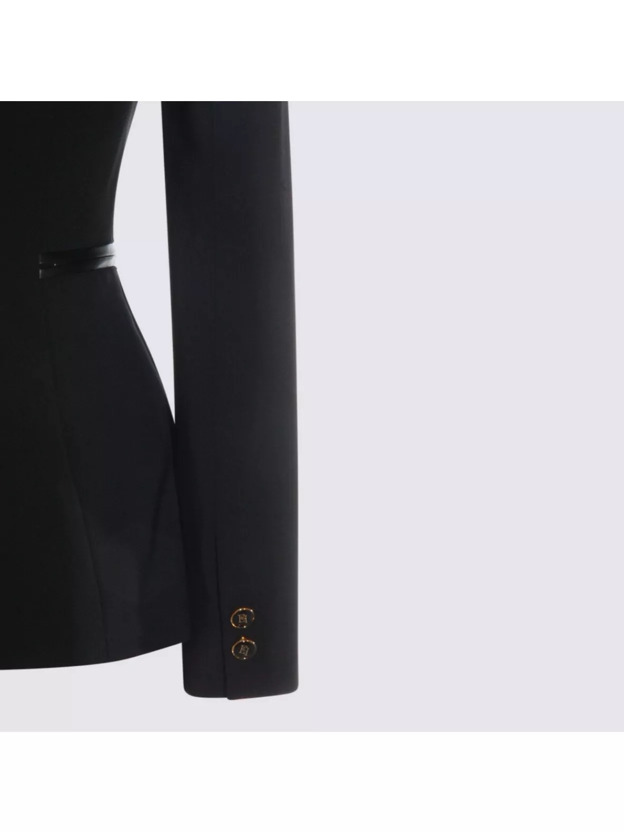 Elisabetta Franchi Blazer Double-Breasted Gold-Tone Buttons