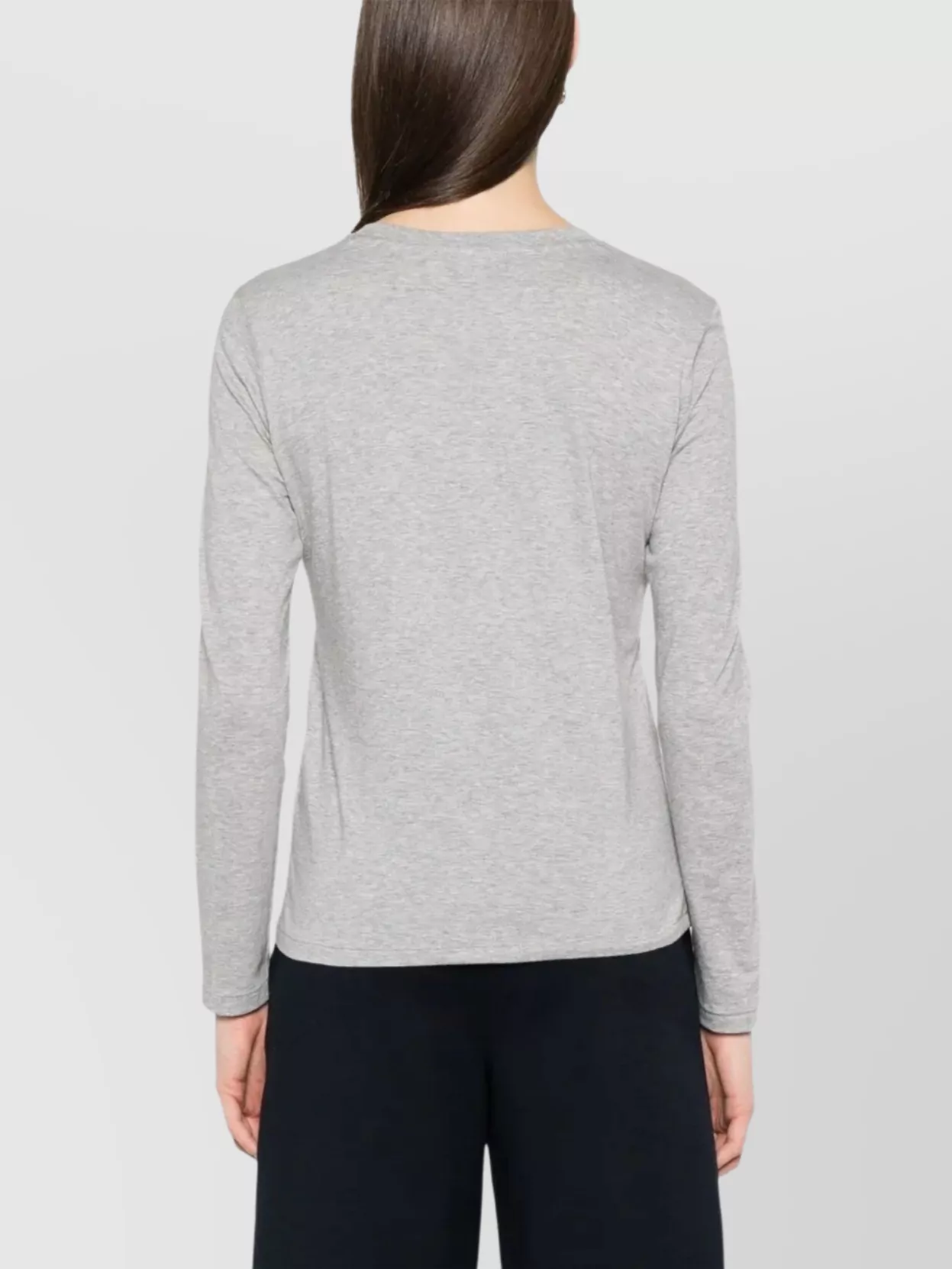 Ralph Lauren Crew Neck Logo Embroidered Lightweight Long Sleeve T-Shirt