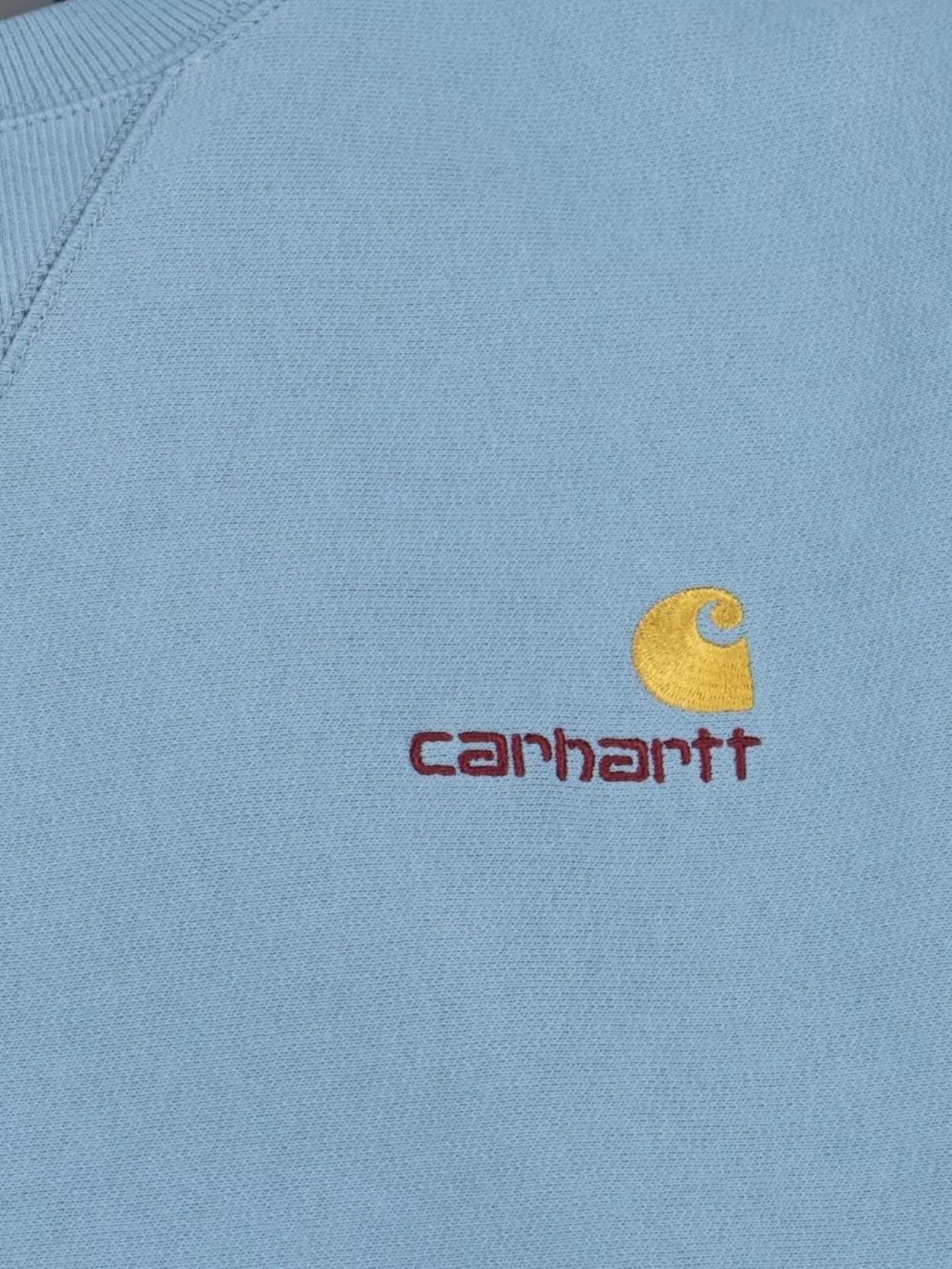 Carhartt Wip Crew Neck Sweatshirt With Ribbed Cuffs And Hem