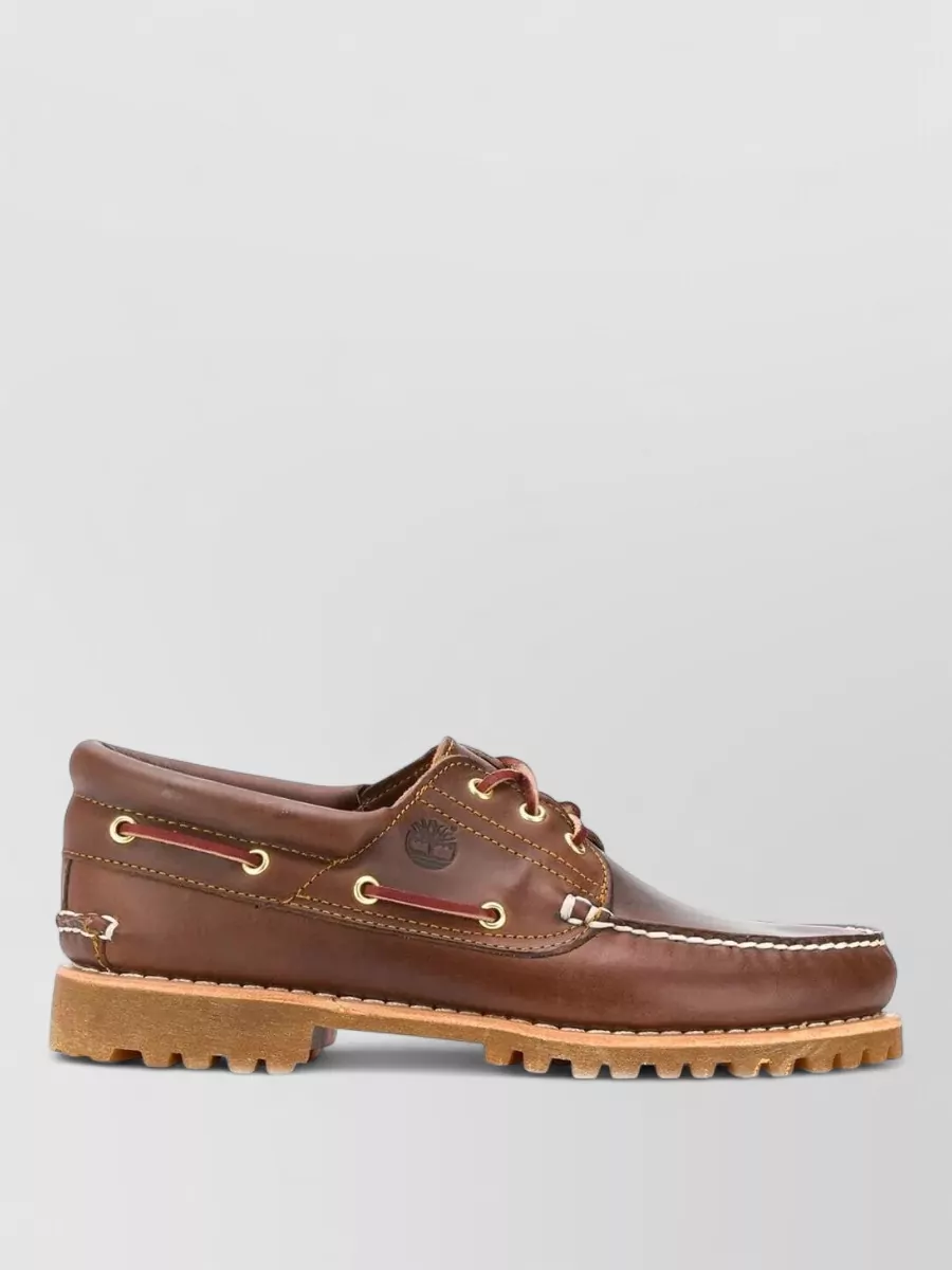 Timberland leather boat shoes
