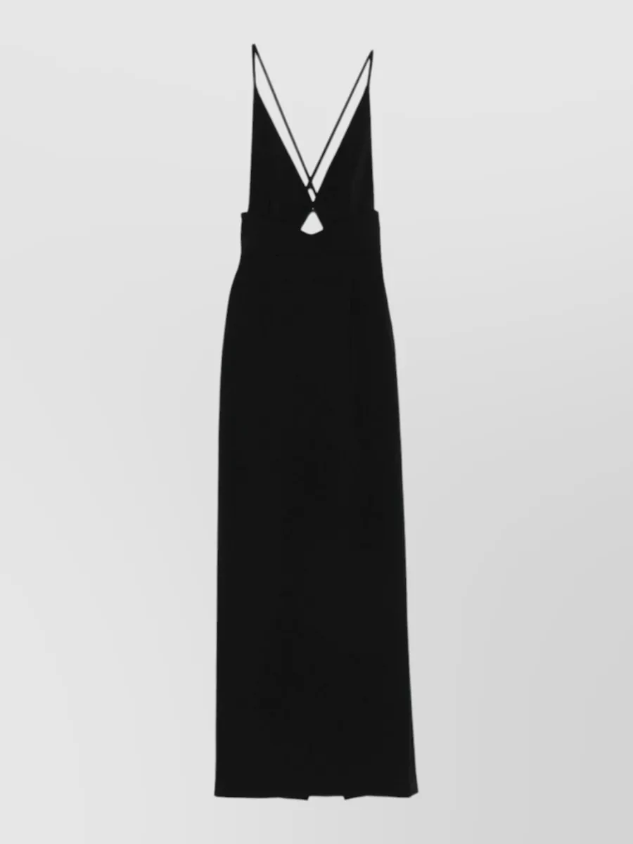 Solace London V-Neck Sleeveless Maxi Dress