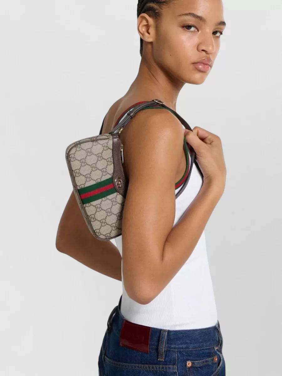 Gucci Ophidia Mini Leather Shoulder Bag