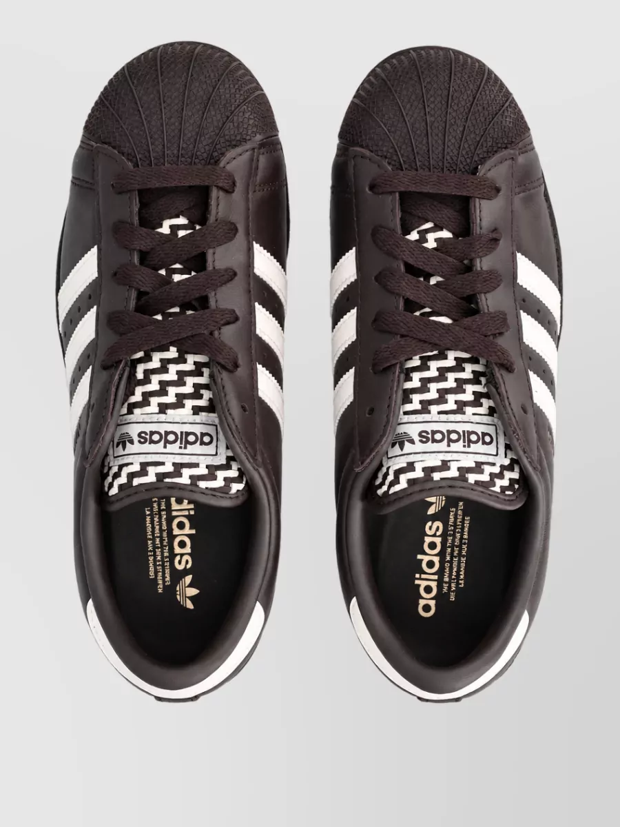 Adidas Originals Leather Low-Top Lace-Up Sneakers